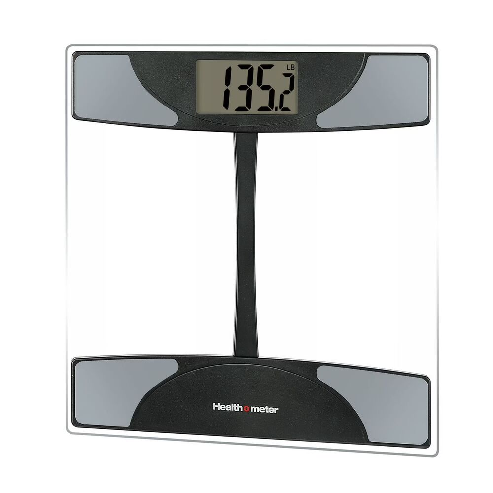 Health o meter Weight Tracking Digital Scale, 400lb Capacity, LCD Display, Glass